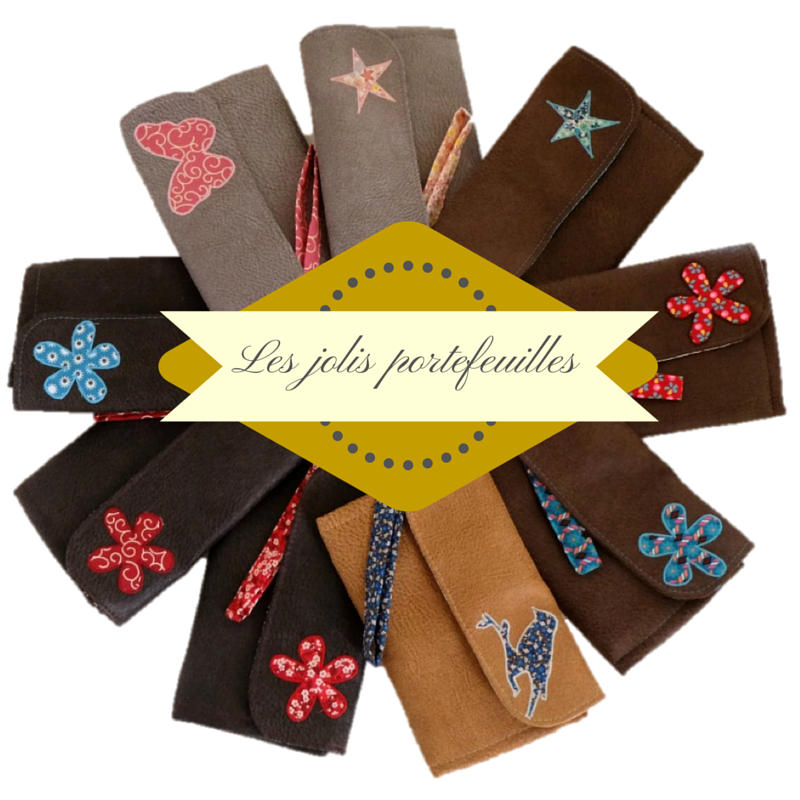 Les jolis portefeuilles luluflor-Made in France by Lulu Factory