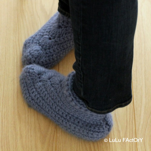 chaussons crochet 1