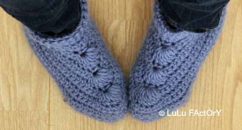 chaussons crochet 3